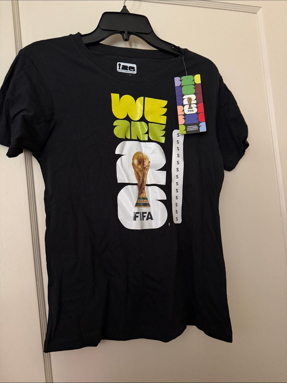 FIFA T-shirt with World Cup design size S